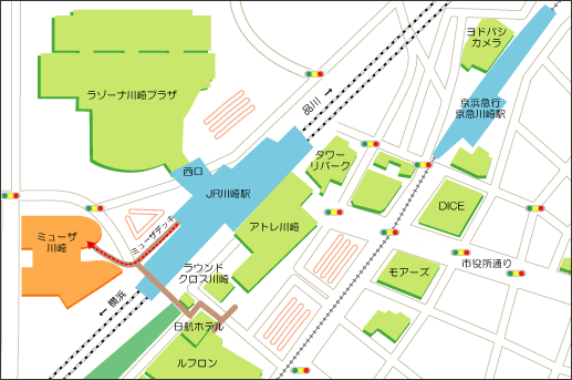 JOICアクセスマップ JOICアクセスマップ
